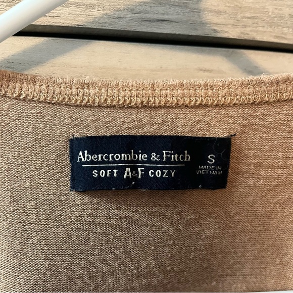 Abercrombie and fitch tan wrap long sleeve bodysuit S - Picture 6 of 6